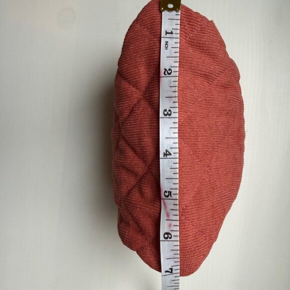 Sezane Pink Corduroy Pouch - Picture 4 of 5